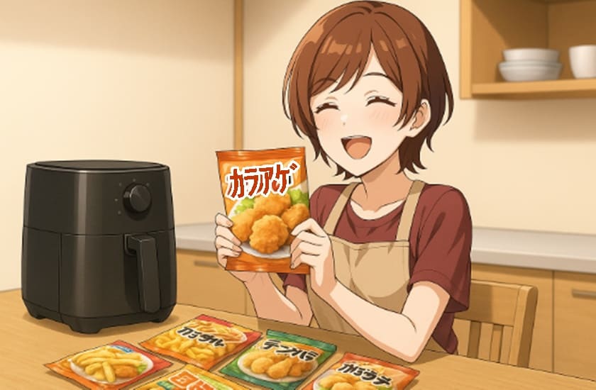 ノンフライヤーで冷凍食品を美味しく作るコツ~料理別